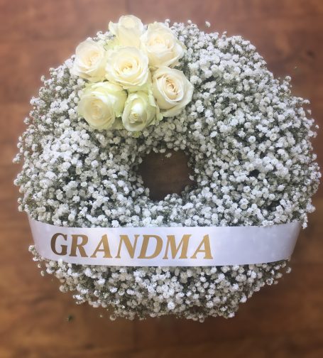 Babies breath wreath